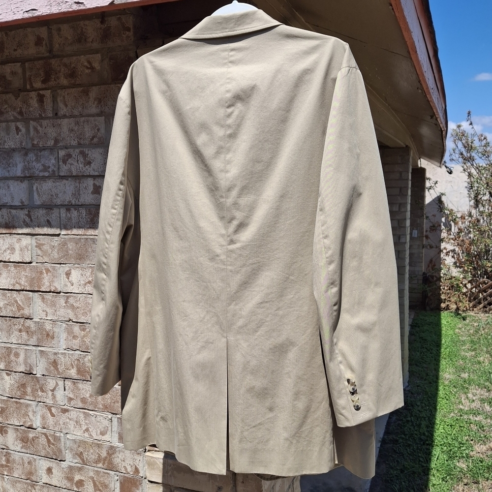 Polo Ralph Lauren Tan Cotton 2-button Sportcoat Blazer  Men Size 44R - Picture 7 of 16